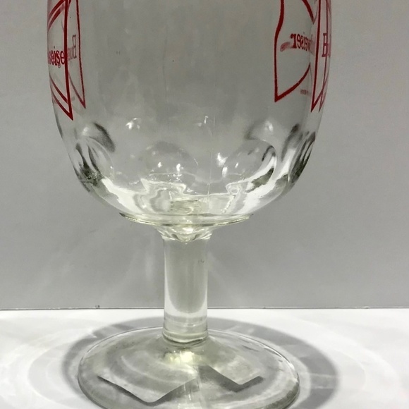 Vintage Budweiser King Of Beers Glass Stem Goblet Great Condition - Picture 2 of 4